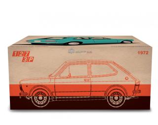 Fiat 127 1° Serie 1972 3 Porte Bianco Laudoracing 1:18 Resinemodell (Türen, Motorhaube... nicht zu öffnen!)